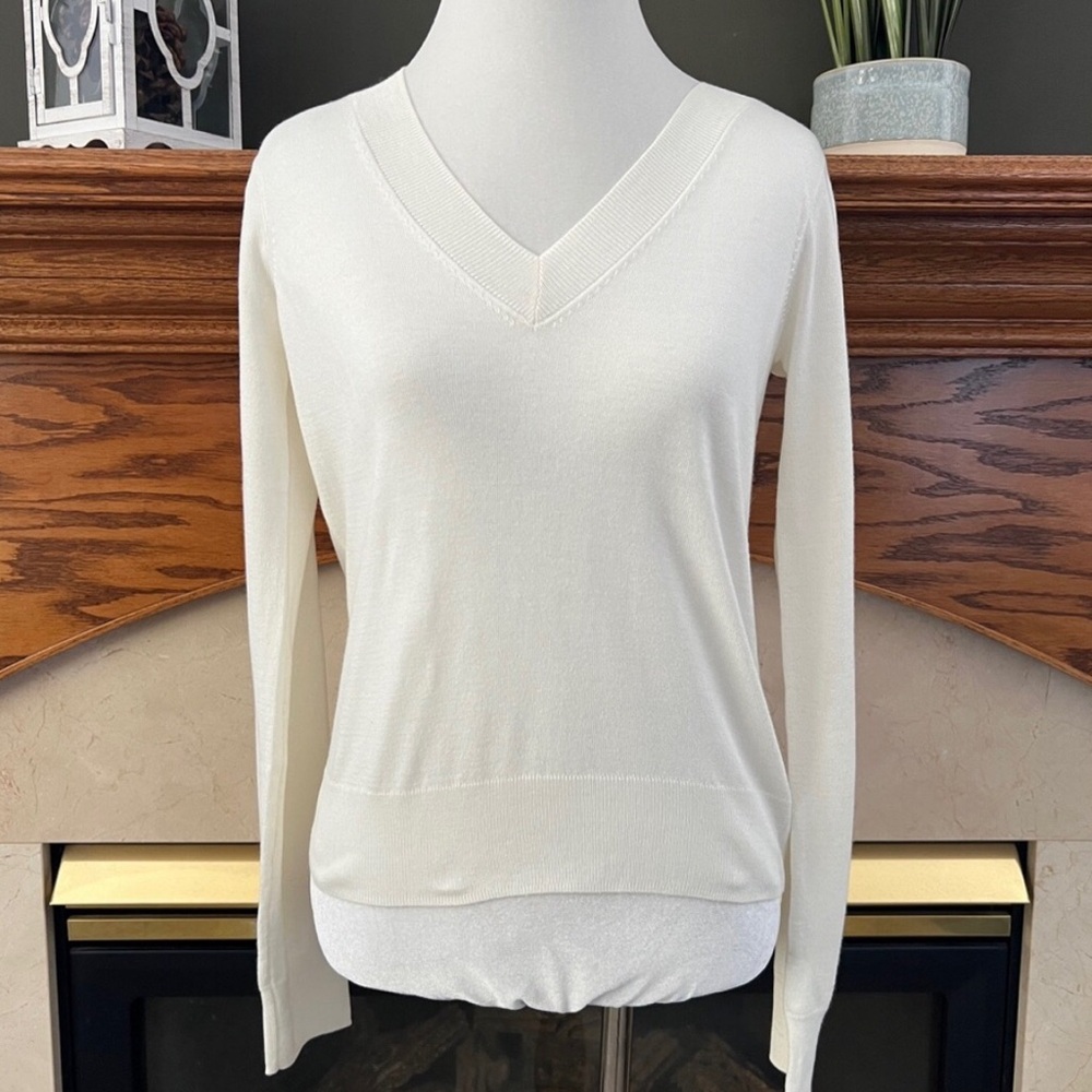 Mango Cream Knit Sweater